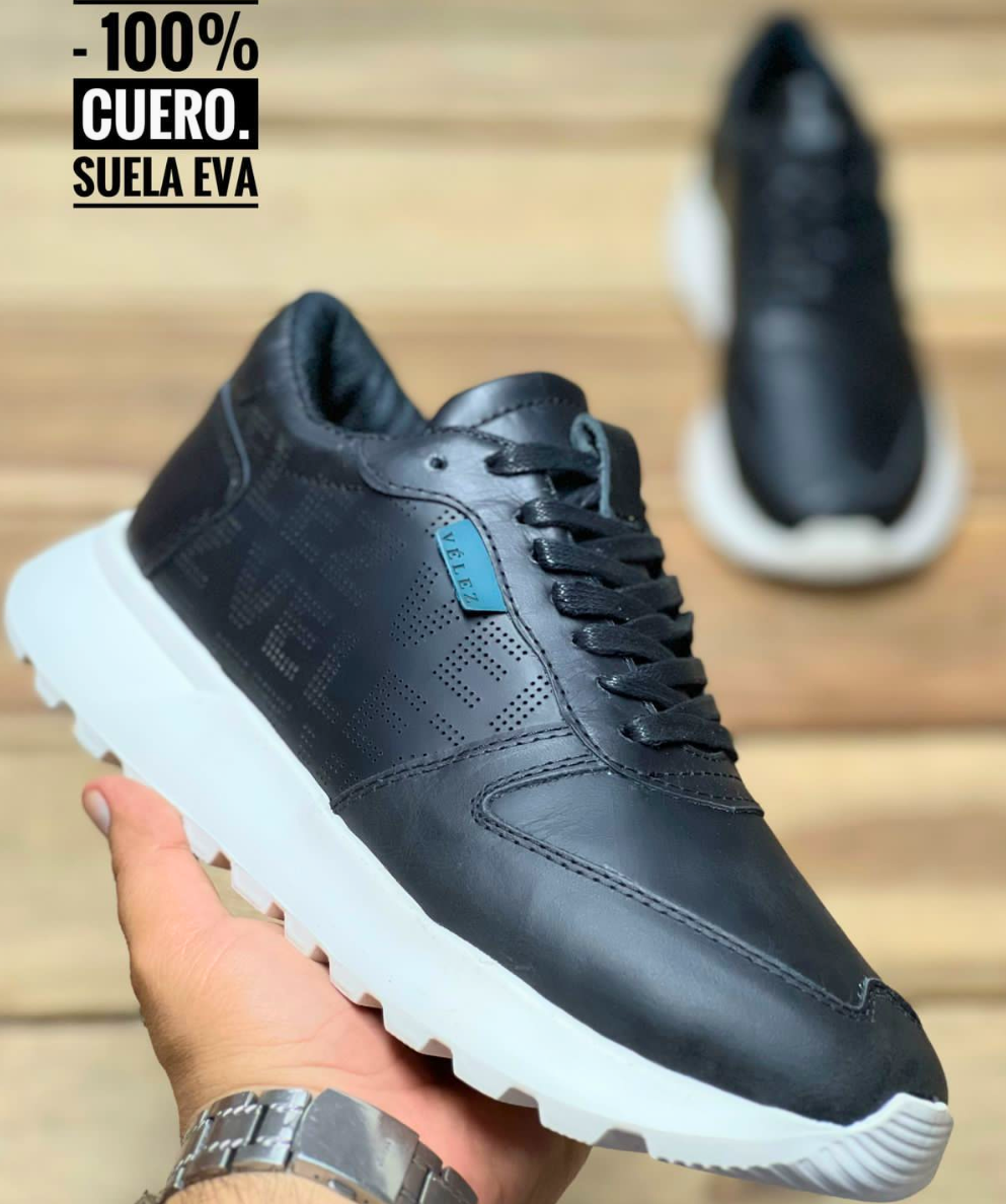 zapatos velez originales hombre deportivos color negro Comprar en tienda onlineshoppingcenterg Colombia centro de compras en linea
